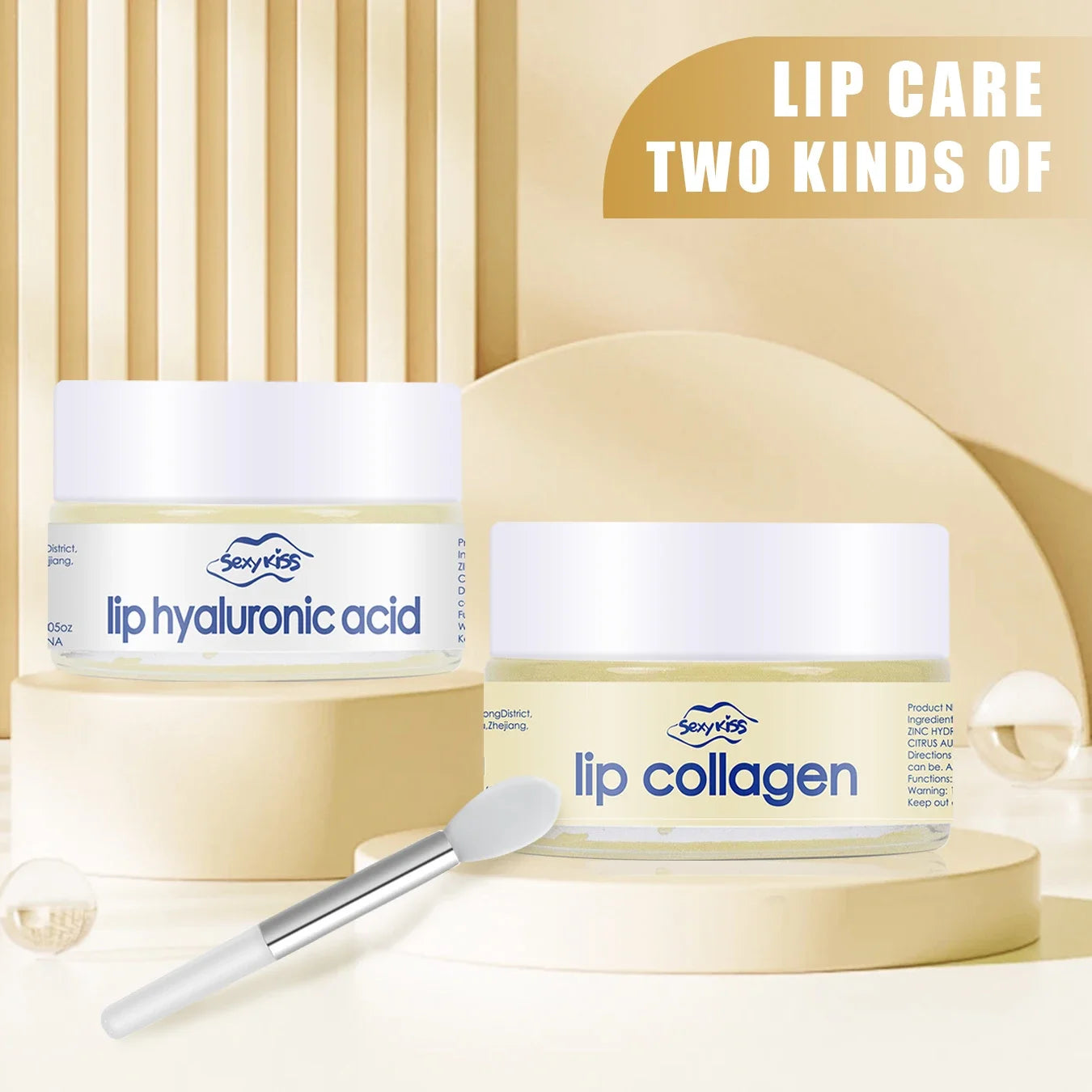 Hyaluronic Acid Collagen Lip Mask for Deep Hydration - Smarsty