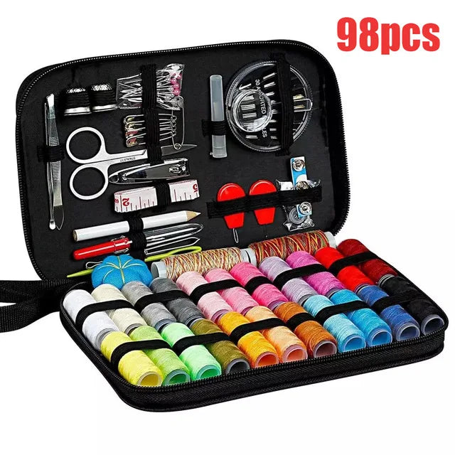 Sewing Kits DIY Multi-function Sewing Box Set for Hand Quilting Stitching Embroidery Thread Sewing Accessories Sewing Kits - Smarsty