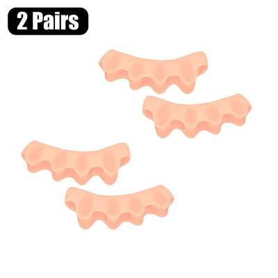 Toe Separators Doctor Recommended Correct Foot and Bunion Pain,Plantar Fasciitis Toe Straightener to Improve Functional Mobility - Smarsty