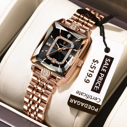 Elegant Waterproof Stainless Steel Women's Wristwatch - Smarsty