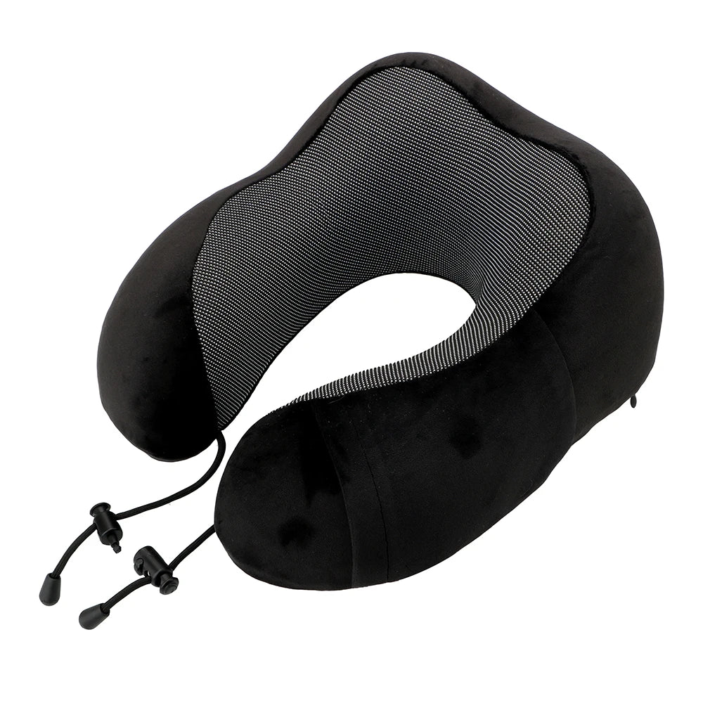 Soft Memory Foam Travel Neck Pillow with U Shape Design - Smarsty
