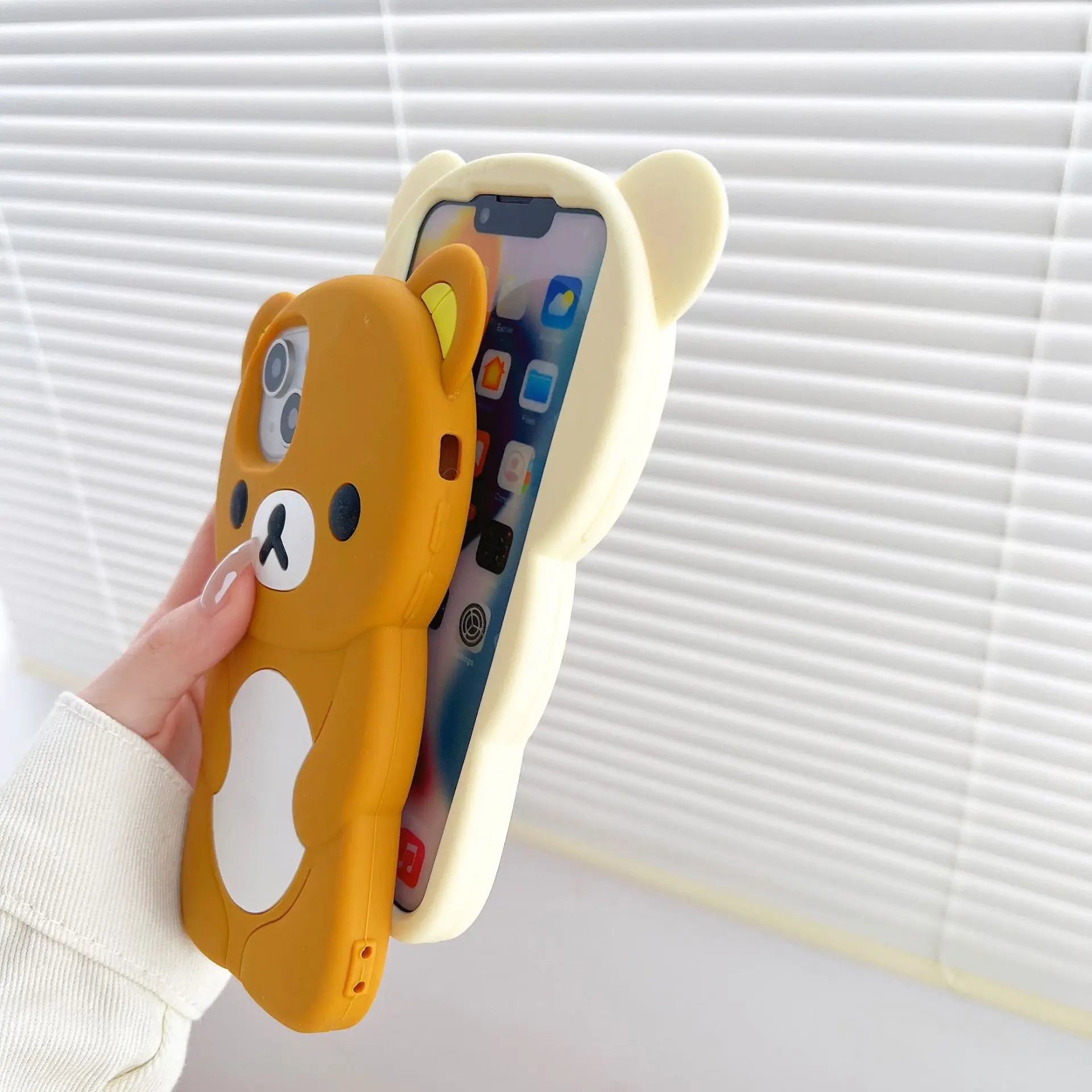 Rilakkuma Bear Silicone IPhone Case Soft Cover Slim Design - Smarsty