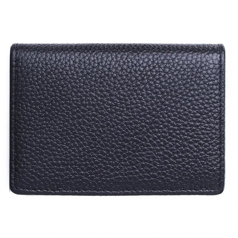 Genuine Leather Business Card Holder Name Card Case Credit Card Wallet for Men & Women