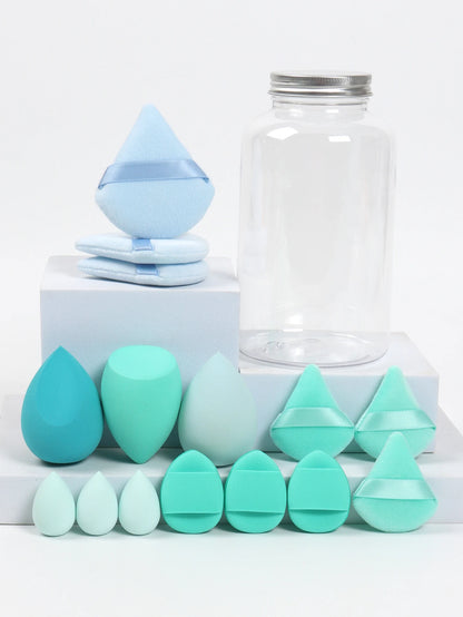 Spring Cosmetic Puff Set with Mini Makeup Eggs and Cushions - Smarsty