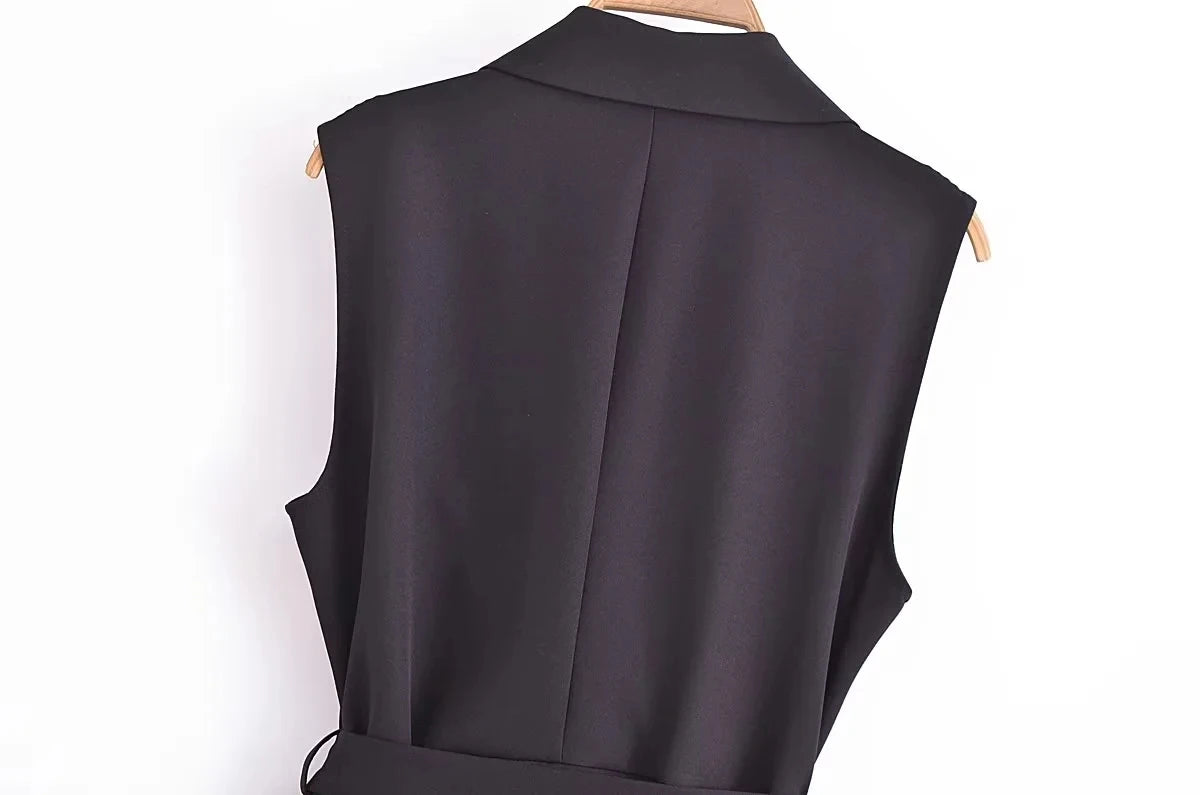 Corset Dress Women Pleated Vests Long Dresses for Women 2024 Sleeveless Office Party Dress Ruched Midi Evening Dresses - Smarsty