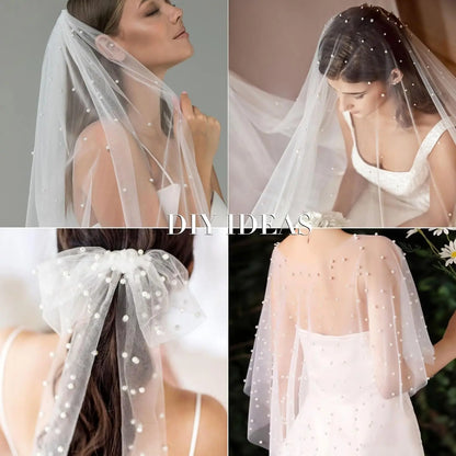 White Pearl Lace Table Runner for Elegant Events - Smarsty