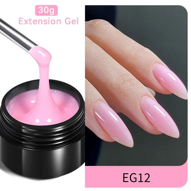 Born Pretty 30ml Milky White Nail Extension Gel - Smarsty