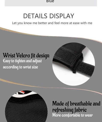 Men Half Finger Motorcycle Gloves Breathable Slip Resistant - Smarsty