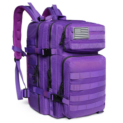 45L Tactical Backpack Large Capacity Outdoor Rucksack 3 Day Fitness Hiking Bag Hiking Camping Gear Backpacks - Smarsty