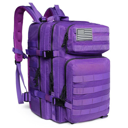 45L Tactical Backpack Large Capacity Outdoor Rucksack 3 Day Fitness Hiking Bag Hiking Camping Gear Backpacks - Smarsty