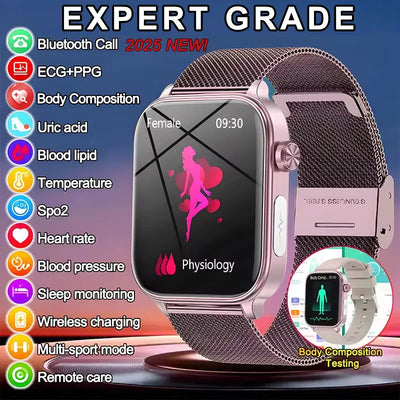 2025 Smart Watch with ECG PPG Health Monitoring - Smarsty