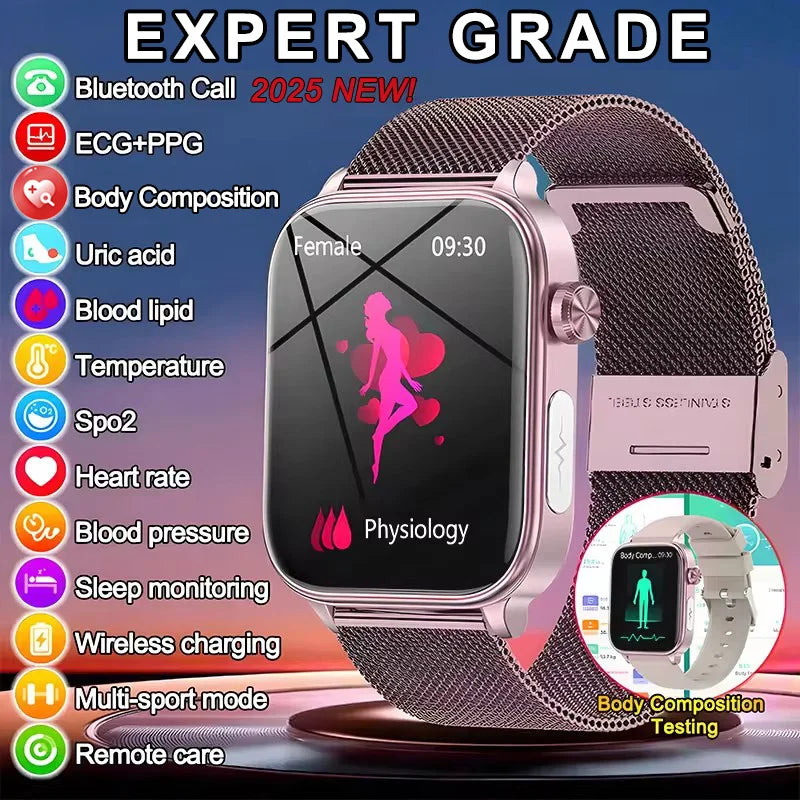 2025 Smart Watch with ECG PPG Health Monitoring - Smarsty