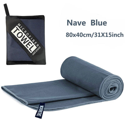 Quick-Drying Microfiber Camping Towel Super Absorbent Gym/Swimming Towel 40x80cm Lightweight Sports/Beach/ Travel Towels by Smarsty