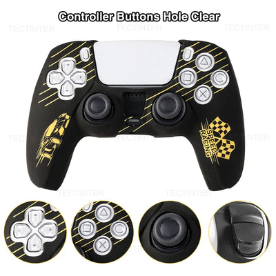 Silicone Protective Cover for PS5 Controller with Anti-Slip Grip - Smarsty