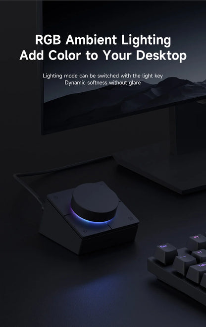 USB C Hub Docking Station Shortcut Buttons Volume Control