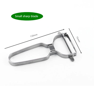Peeler Vegetables Fruit Stainless Steel Knife Cabbage Graters Salad Potato Slicer Kitchen Accessories Cooking Tools Wide Mouth by Smarsty