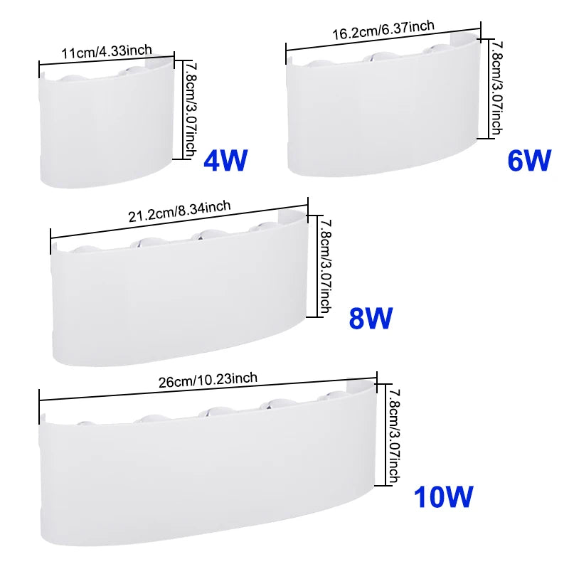 Waterproof LED Wall Light for Outdoor Use - Smarsty