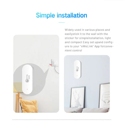 ZigBee Smart Temperature Humidity Sensor with App Control - Smarsty