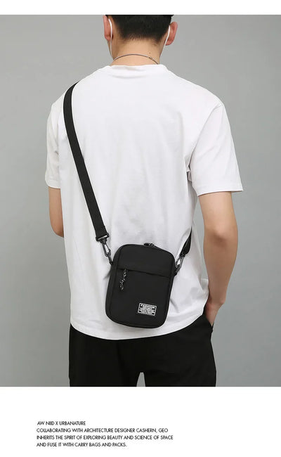 Compact Square Crossbody Bag With Oxford Cloth Durability - Smarsty