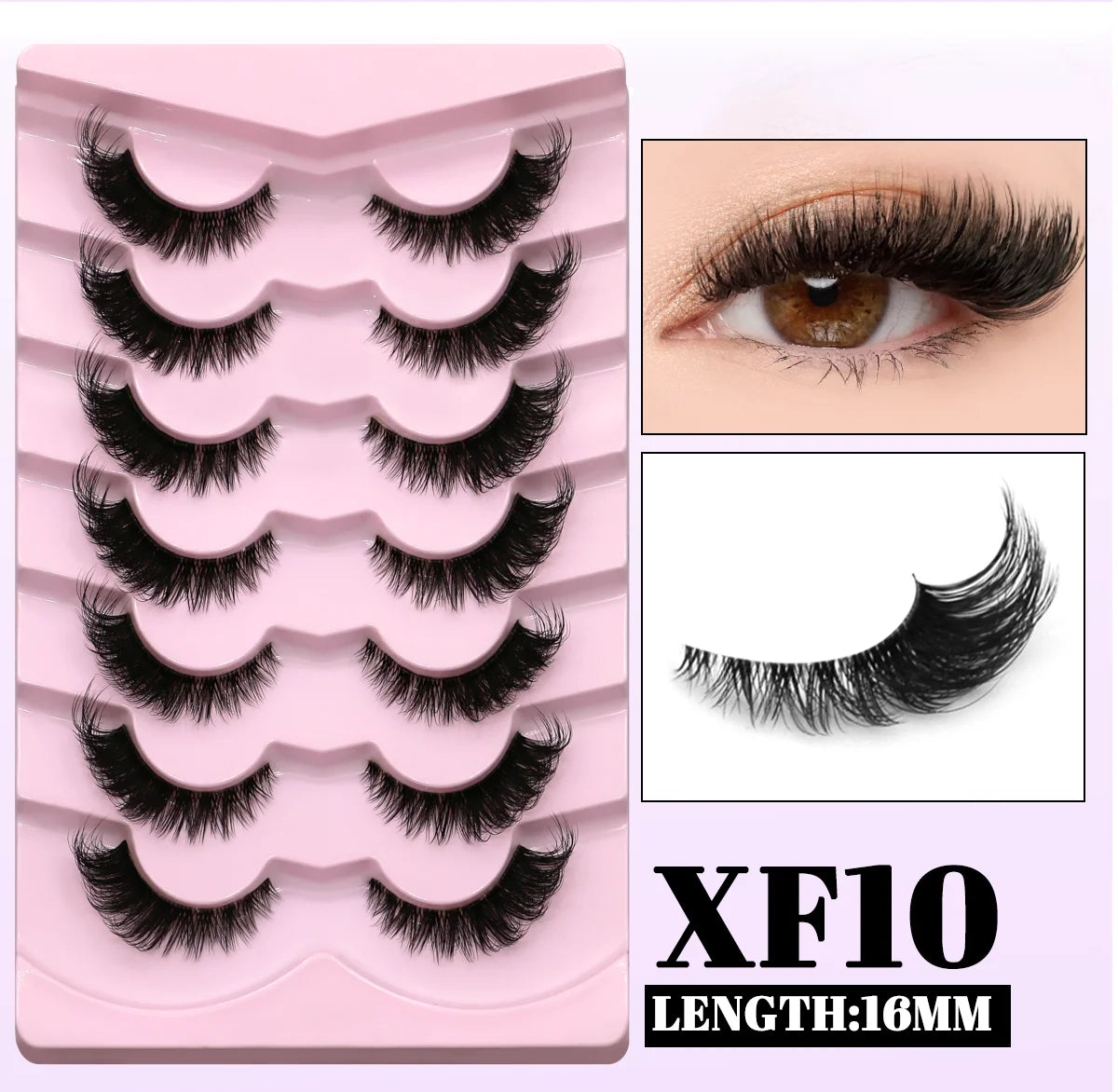 GROINNEYA Winged Cat Eye Faux Mink Lashes - Smarsty
