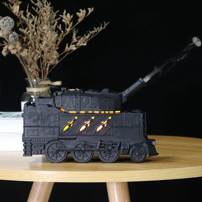 Ship Train Shape Ultrasonic Humidifier With Colorful Lights - Smarsty