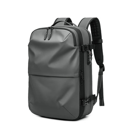 Men Travel Backpack vacuum compression 17 inch Laptop Backpack Business Large Capacity school Backpack Expanded Hiking backpack - Smarsty