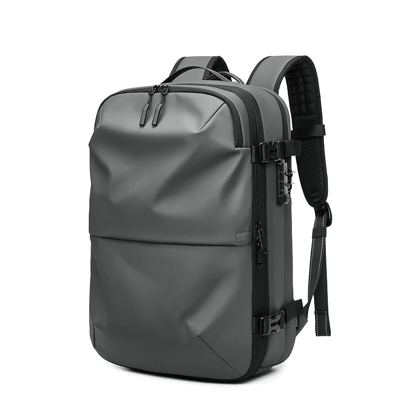 Men Travel Backpack vacuum compression 17 inch Laptop Backpack Business Large Capacity school Backpack Expanded Hiking backpack - Smarsty