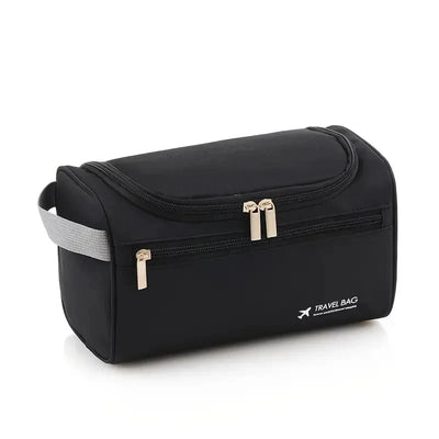 Leather Toiletry Bag for Men Women Dopp Kit Mens Hanging Toiletry Bag Travel Toiletry Bag for Traveling Large Cosmetic Bag for T - Smarsty