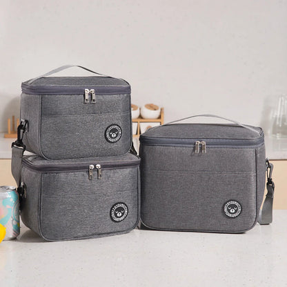 Insulated Lunch Bag Square Bento Bag with Aluminum Foil - Smarsty