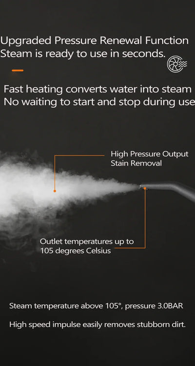 Kitchen oil stains Steam Cleaner High Temperature Disinfection Air Conditioning Kitchen Range Hood Machines cleaning machine