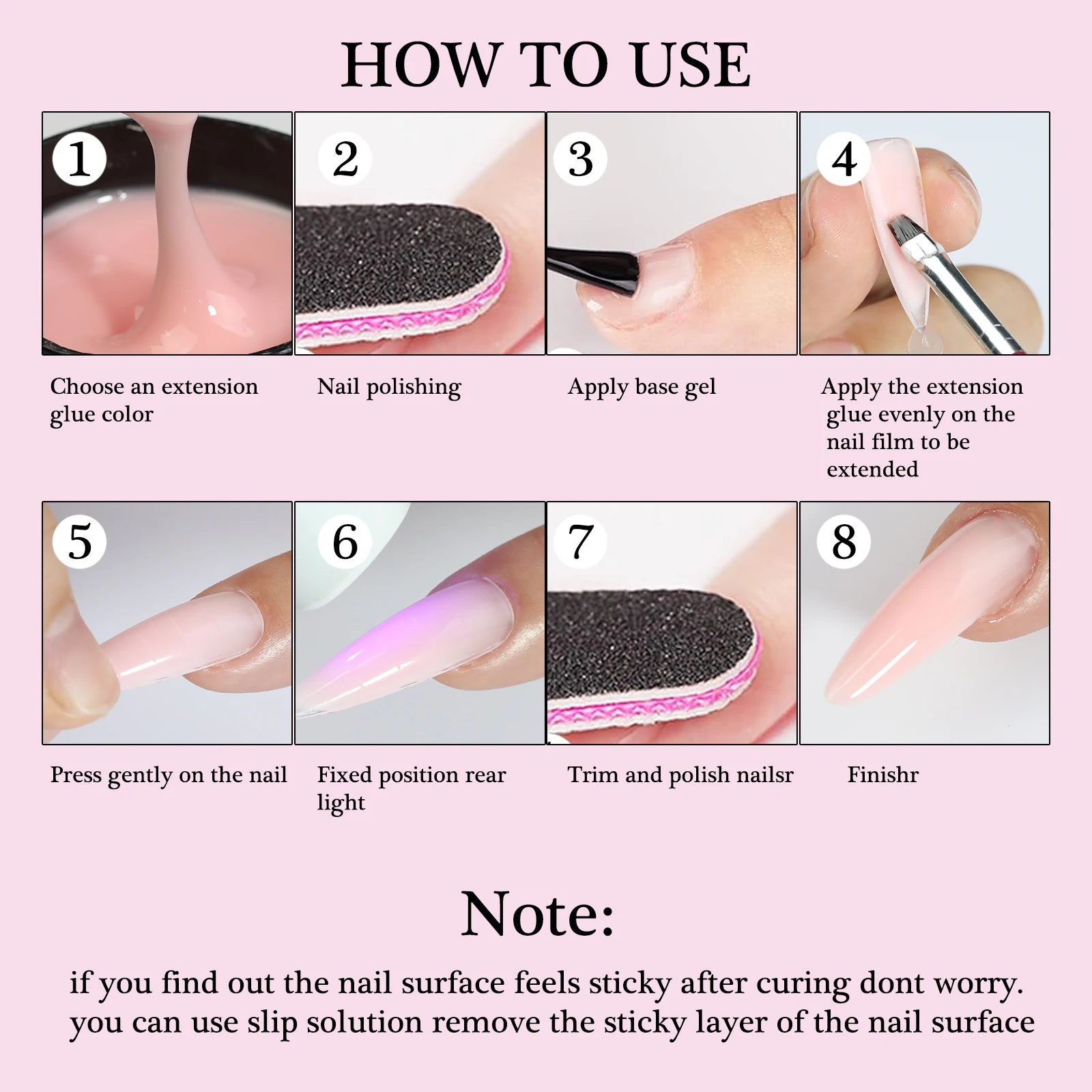 150g Large Capacity Nail Extension Gel for DIY Art - Smarsty