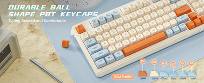 Wireless Gaming Keyboard With Display Screen And Knob
