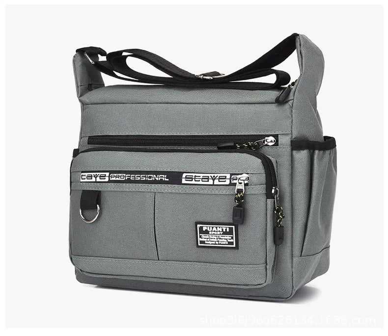 Mens Messenger Bag Crossbody Satchel Waterproof Oxford - Smarsty