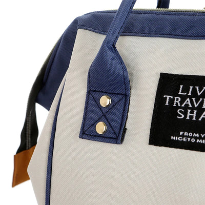 New Fashion Oxford Multi Functional Wear Resistant Insulation Large Capacity Zipper Mommy Bag Backpack for Travel - Smarsty