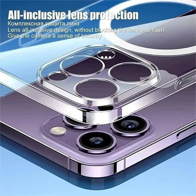 Ultra Thin Magnetic Anti Drop IPhone Case Non Yellowing - Smarsty