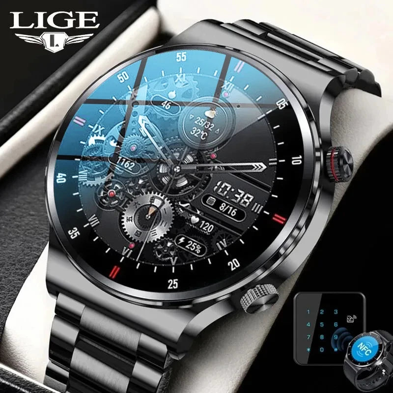 LIGE Bluetooth Smart Watch with ECG PPG Tracking - Smarsty