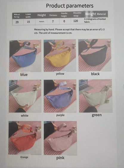 Casual Nylon Crossbody Bag For Women Large Capacity - Smarsty