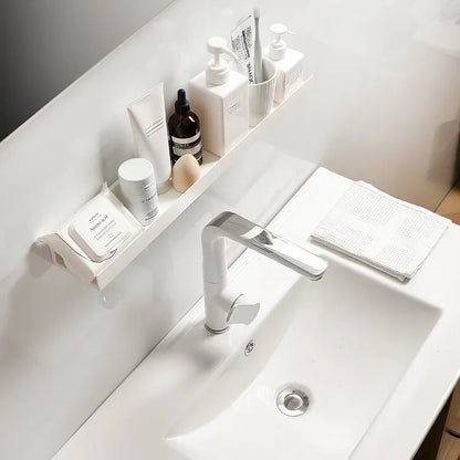 Multifunction Wall Mounted Storage Rack Self Adhesive No-drill Shelves Wall for Kitchen Bathroom C6UE