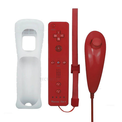 Wireless Nintendo Wii Gamepad Controller with Nunchuck Joypad - Smarsty