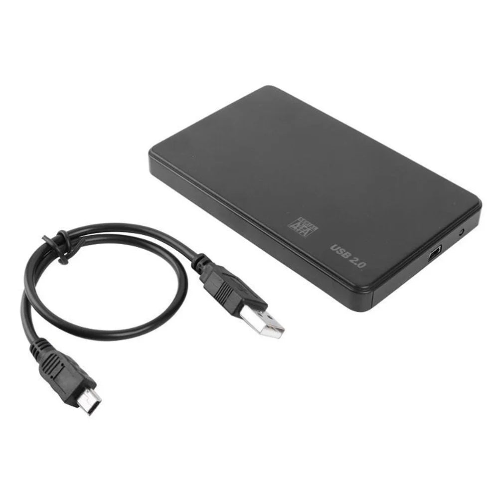 Plastic 3TB USB 2.0/3.0 Hard Disk HD Enclosure Super Speed for Windows Enclosure 2.5 inch SATA SSD HDD Mobile Case