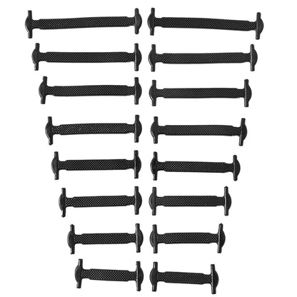 16pcs/lot Silicone Shoelaces No Tie Shoelaces 12 colors Elastic Lace Shoelace Creative Lazy Silicone Laces Rubber Lace - Smarsty