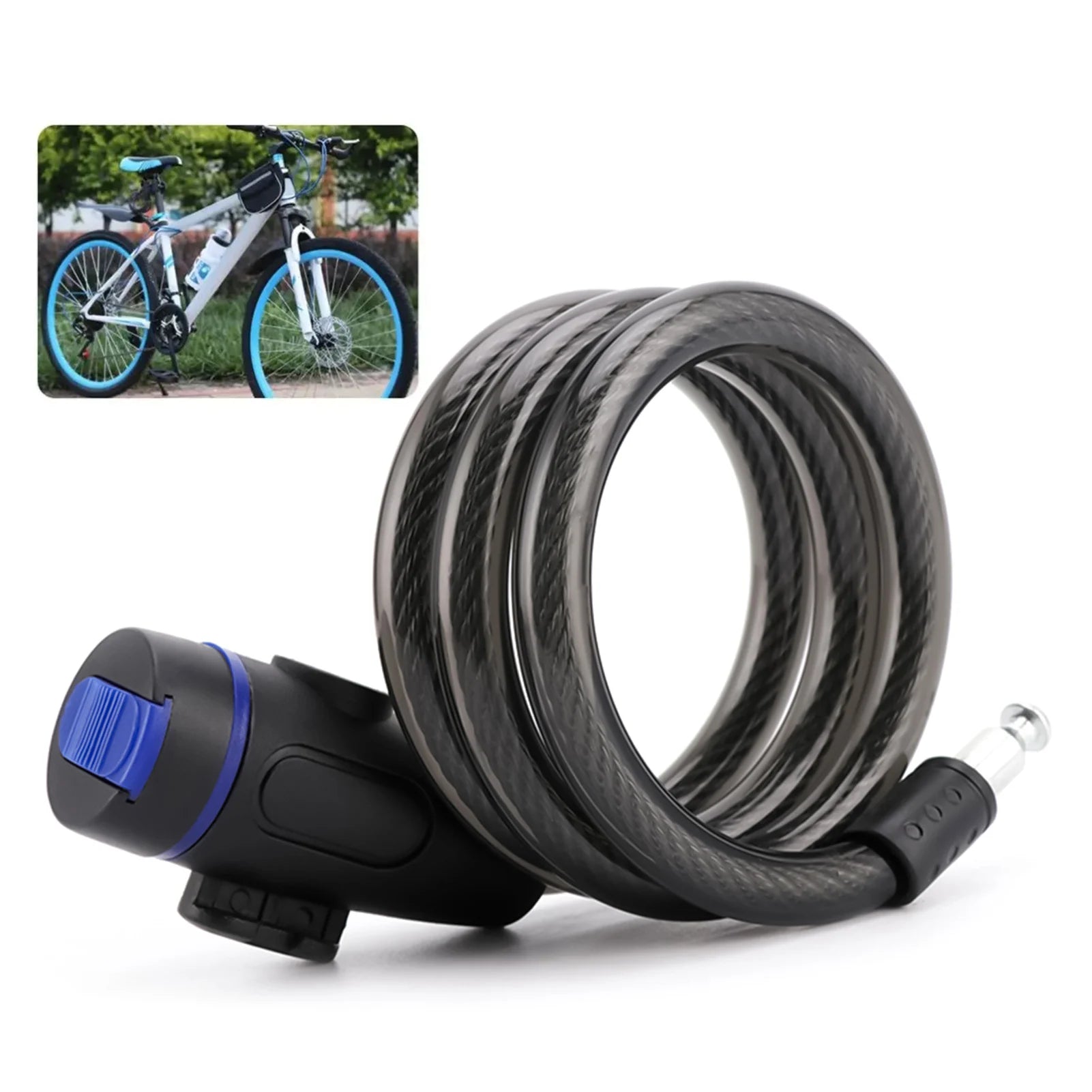 Premium Mountain Bike Lock Universal Bicycle Anti-theft Steel Lock for Road Bike Mountain Bike