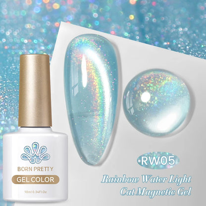 Born Pretty Rainbow Purple Magnetic Gel Nail Polish - Smarsty