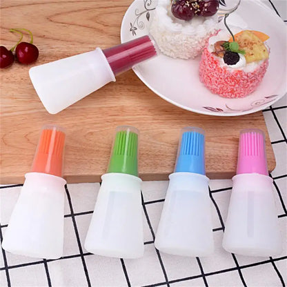 Silicone Oil Dispenser Brush for High Temperature Cooking - Smarsty