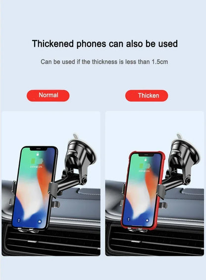 Universal Car Phone Holder With 360 Degree Pivot Mount - Smarsty