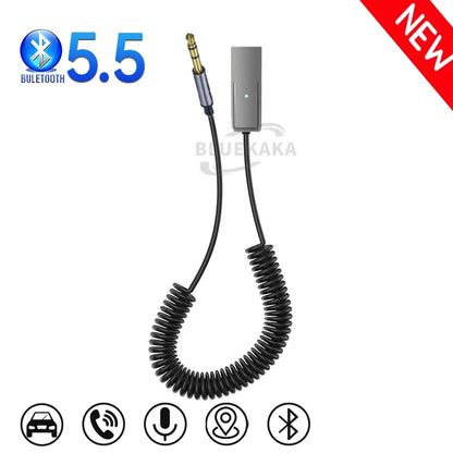 Car Bluetooth Receiver Aux Adapter 3 5mm Wireless Audio - Smarsty