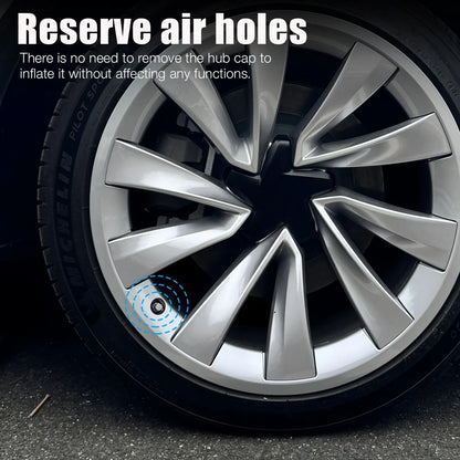 For Tesla Model Y Juniper 2025 20 Inch Rim Wheel Hub Protection Patch Protectors Helix 2.0 Wheel Guard Cover Auto Exterior ABS