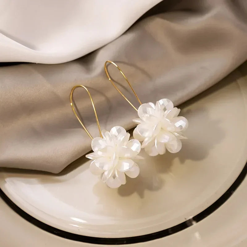 Women's Pearl Petal Ball Earrings for Stylish Party Looks - Smarsty
