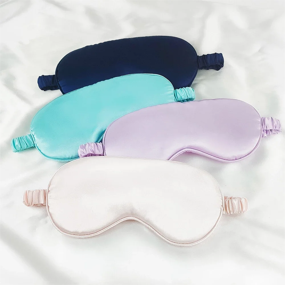 Imitated Silk Sleep Eye Mask for Relaxation and Comfort - Smarsty