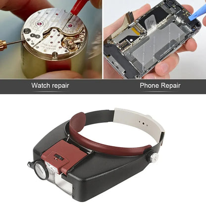 Adjustable LED Magnifier Glasses for Clear Reading - Smarsty